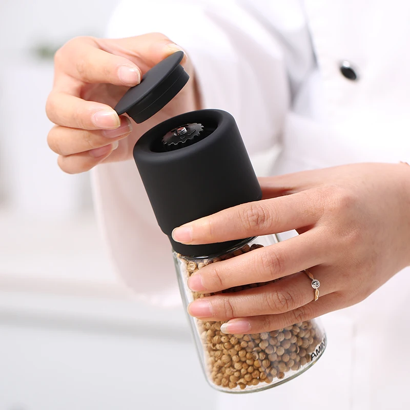 Кухонная мельница для перца AMINNO ручная с керамическим сердечником специй 0 1 мм 170
