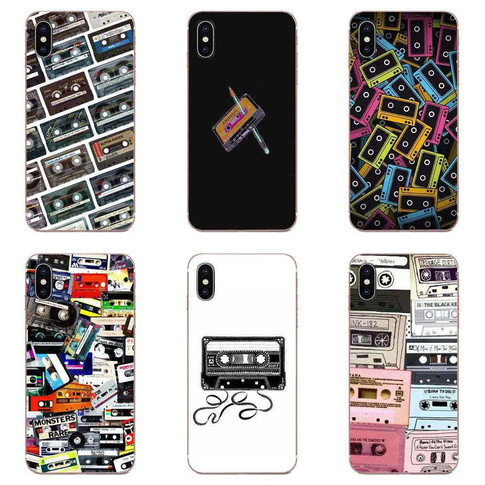 Винтажная магнитная лента Кассетная аудиолента для Samsung Galaxy Note 5 8 9 S3 S4 S5 S6 S7 S8 S9 S10 5G