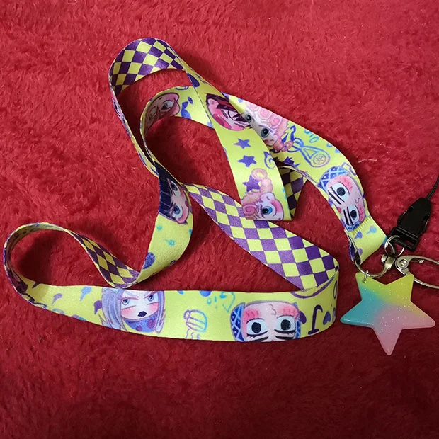 Аниме JOJO невероятное приключение Золотой ветер ремешок для телефона giovno Giovanna GUIDO