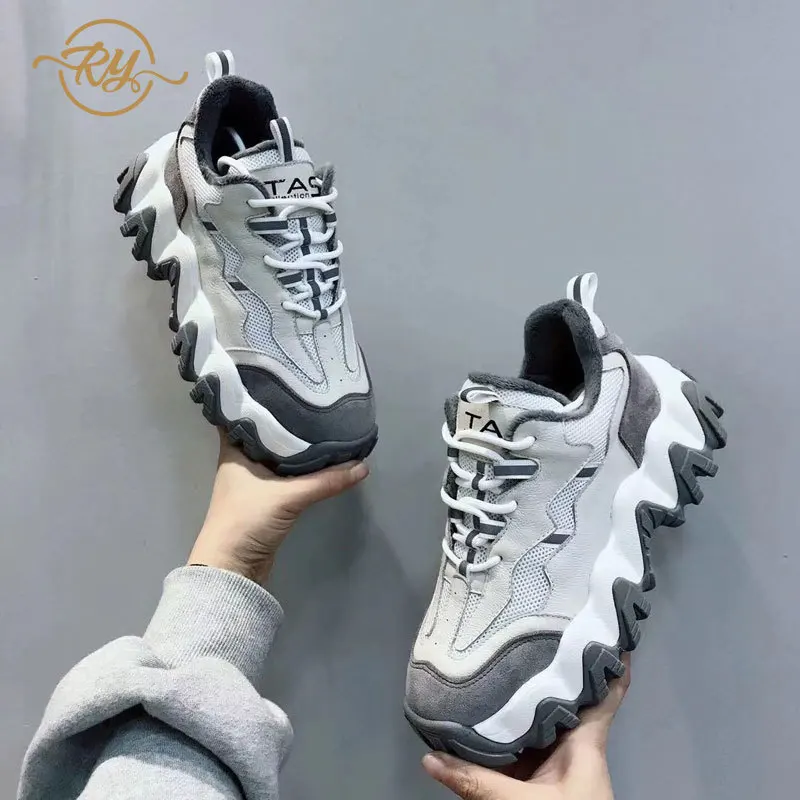 RY RELAA женская обувь коллекция 2020 года сезон весна Новинка черные кроссовки из