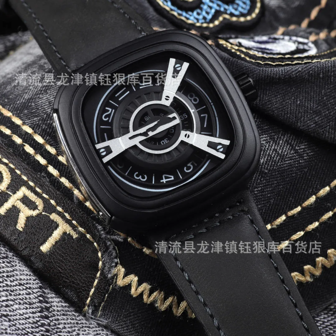 

AAA+New fashion classic men's high grade business watch waterproof watch wine barrel watch personality WATCH QUARTZ WATCH