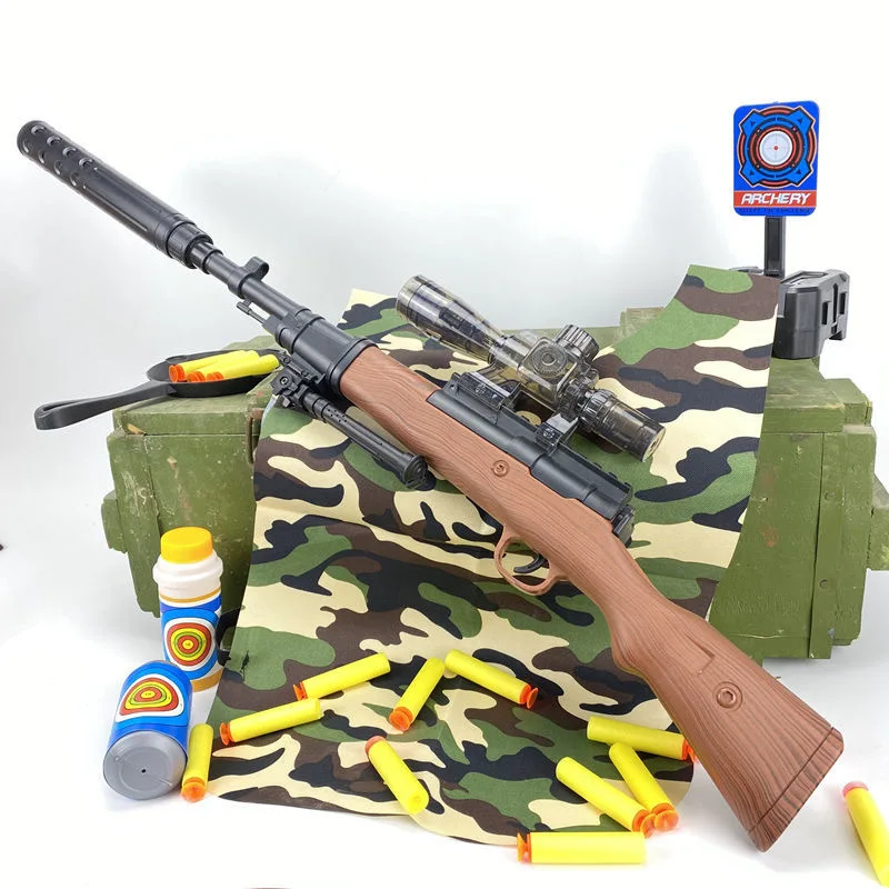 98K AMW M24 ручной игрушечный пистолет с мягкими пулями оружие для взрослых детей Cs