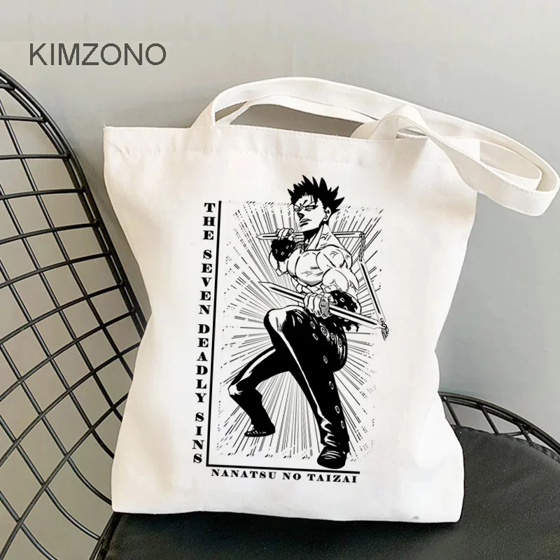 

Seven Deadly Sins shopping bag jute bag bolsas de tela reusable cotton shopping recycle bag bag bolsa compra foldable custom