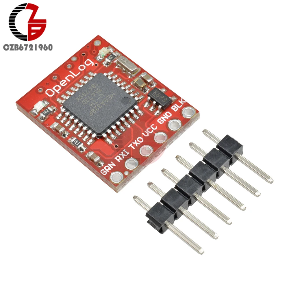 Openlog серийный регистратор данных открытый источник регистратор данных ATmega328 модуль SPI Pin 16 МГц 64 г для Arduino Поддержка Micro SD