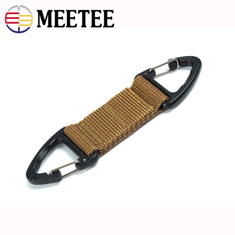 5pcs Multi-function Nylon ribbon double-headed hanging buckle Outdoor Tactical Bag Connecting Buckle Backpack Accessory ZK586 | Дом и сад