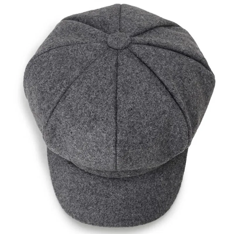 SHALUOTAOTAO новая осенне зимняя шерстяная теплая восьмиугольная шапка для женщин