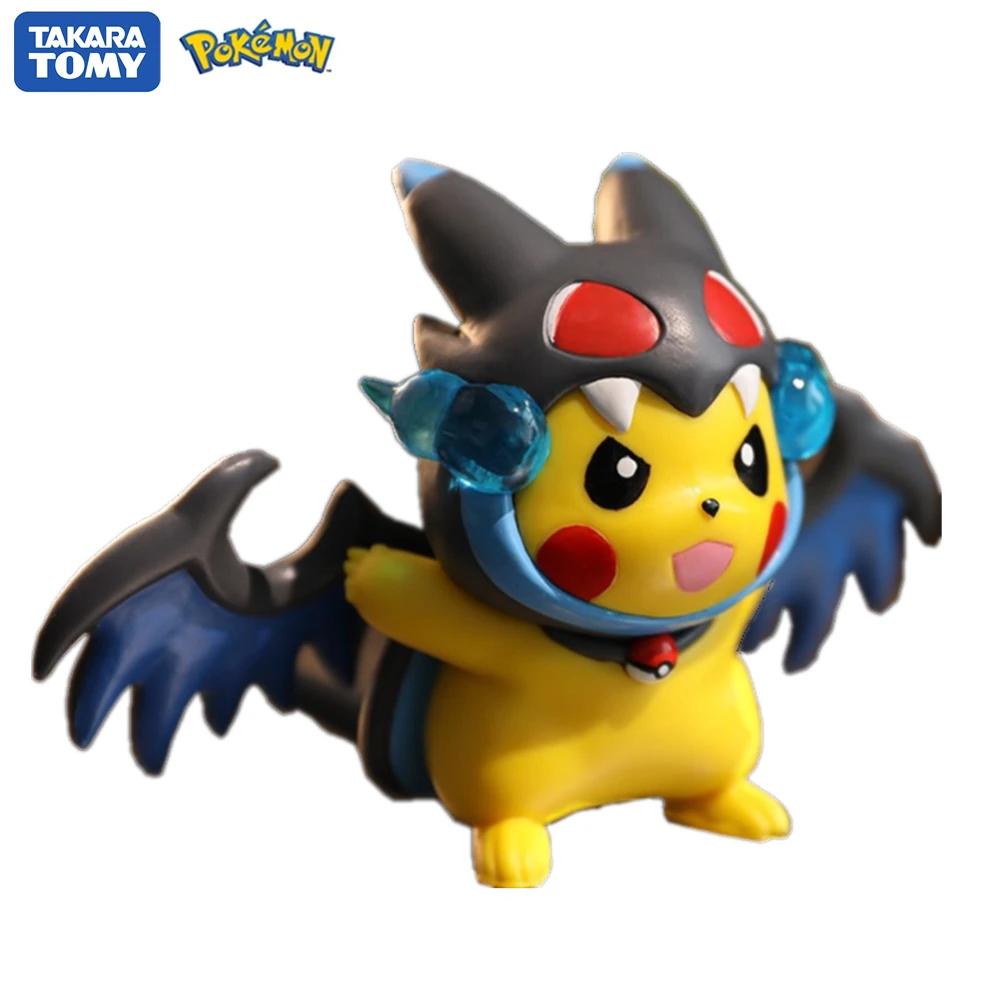

POKEMON Pikachu NARUTO Uchiha Sasuke Cosplay Pikachugo Pocket Monster anime figure Action Figure Model Toy Collect Toy For Kid