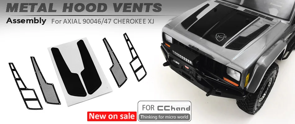 Металлические вытяжные отверстия для CC ручной осевой SCX10 90046/90047 cherokee rc