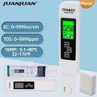 digital tds ec tester water quality tester purity temperature pocket meter aquarium pool lcd pen monitor with backlight 90off