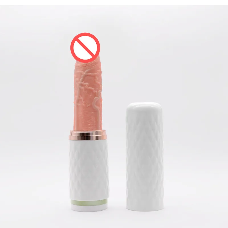 Электрический Телескопический фаллоимитатор вибратор 7 Режимы вибрации