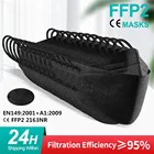 5-100 шт., черная маска для лица FFP2 neгра KN95, одобренная FPP2, многоразовая FFP2mask CE 4-слойная PFF2 черная маска FFPP2