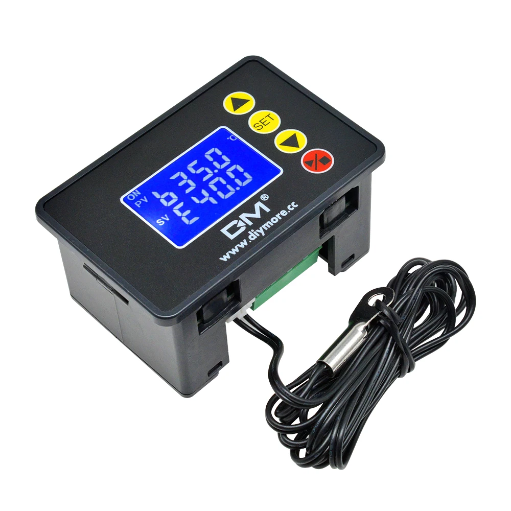 Цифровой ЖК-регулятор температуры 110-220 В переменного тока 12 24 постоянного 1 37