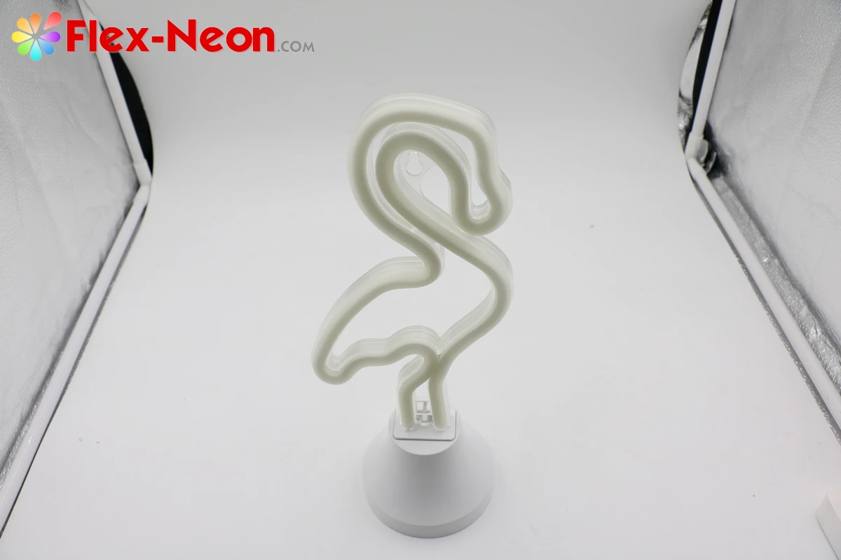 USB battery LED Neon Tube Night Light Flamingo Rainbow Rose Unicorn I love you night light authorized by Flex-Neon.com | Освещение