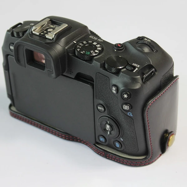 

Suitable for Canon EOS RP Mini Single Camera Bag Leather Case Shell EOSRP Protective Cover Half Set Base