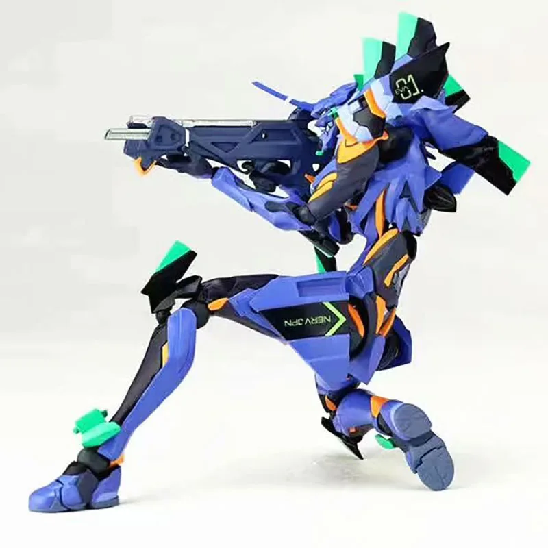 evangelion eva01 figure revoltech mafex figure 080 evangelion eva 01 action figures model toy doll free global shipping