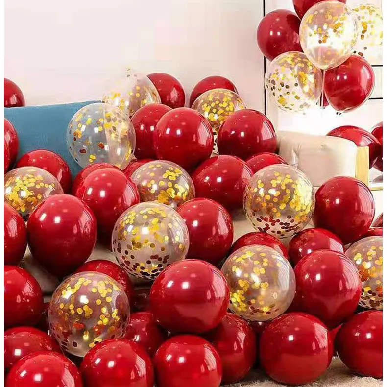

10PC Wedding Room Decoration Balloon Wedding Suit Holiday Classmate Birthday Commemorative Party Wedding Decoration Balloons