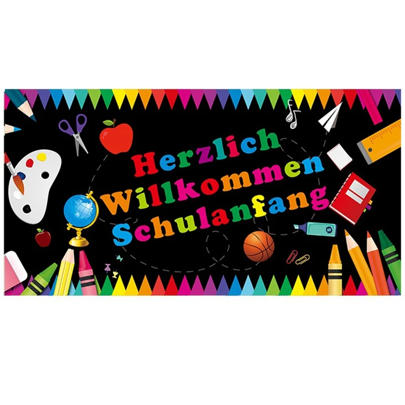 

School Enrollment Banner Decoration, Back To School Banner Welcome To School, Back To School Decoration For Girls Boys