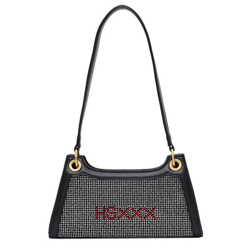 

Small crowd design new fashion Korean style flash drill Joker shoulder hand armpit bag