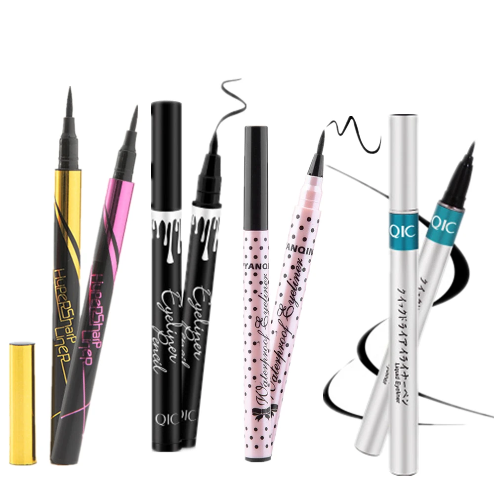 

5 style of black liquid eyeliner shade brown make up eye liner color eyeliner waterproof eyeliner eyes makeup stencil for arrows