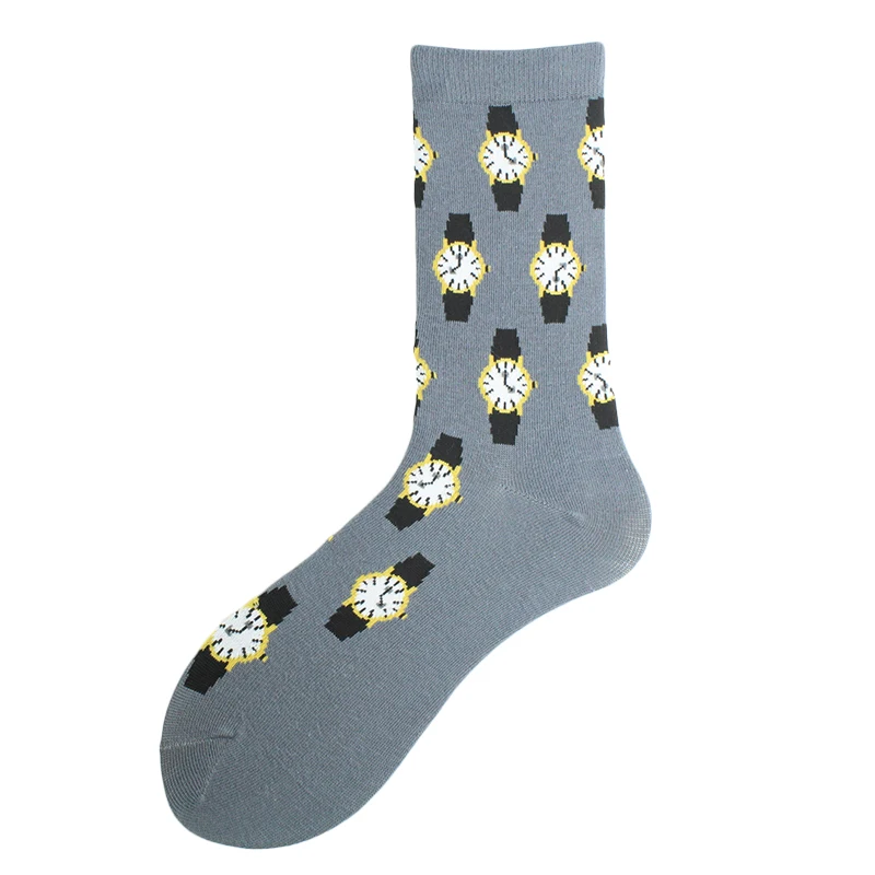 

Unisex Divertidos Funny Socks Men Art Floar Dog Banana Pizza Chili Skarpetki Crew Socks Novelty Cotton Calcetines Mujer Sokken
