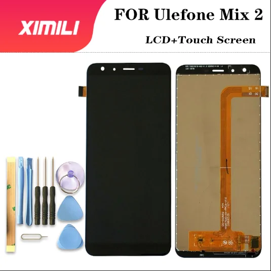 Дисплей сенсорного экрана 100% оригинал, проверенный для Ulefone Mix 2, замена сборки смартфона Mix2, 5.7 дюймов.