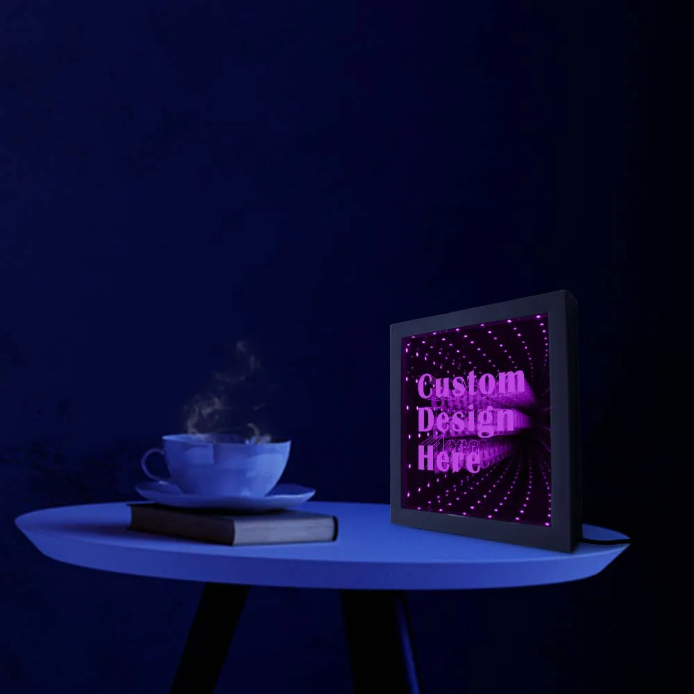 Модное зеркало бесконечности на заказ Подарочная идея индивидуальный ваш дизайн