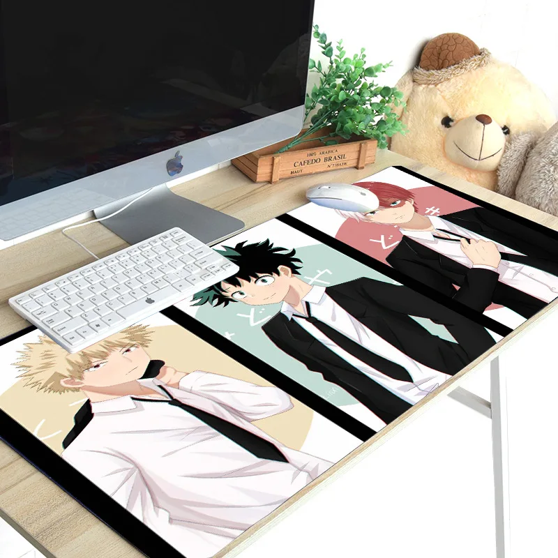 

80CM NEW My Hero Academia Midoriya Izuku waterproof Compute Mouse Pad Gaming Mousepad Anti-slip Rubber Mouse Mat Desk Mat