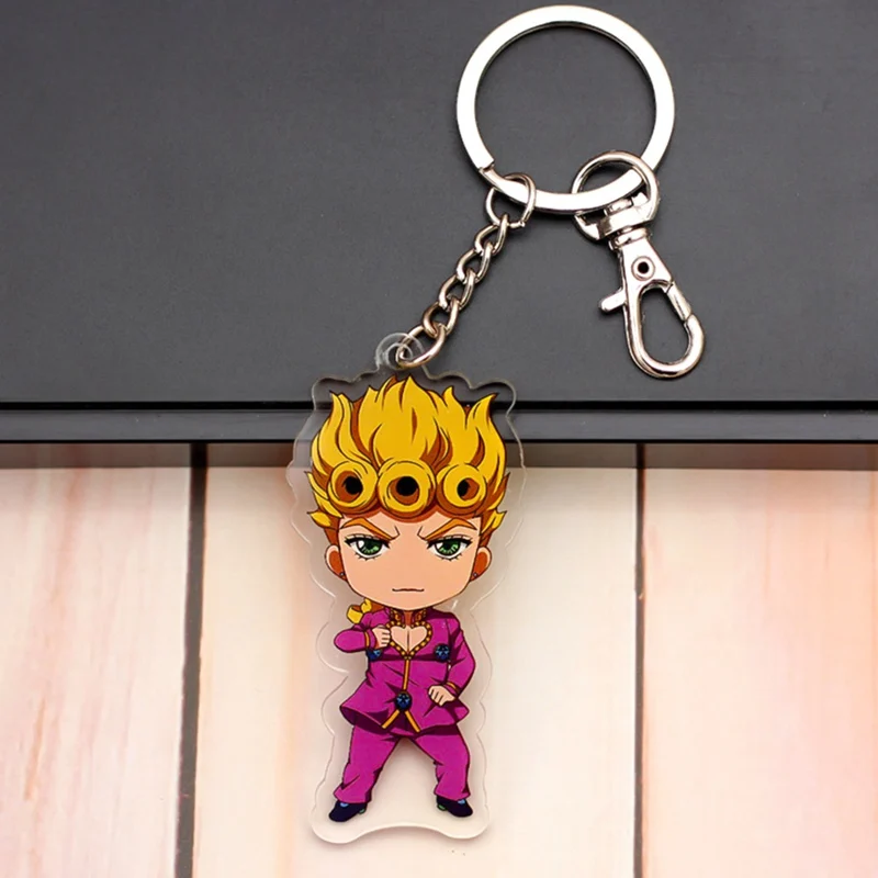JoJo странное приключение Золотой ветер Giorno Bucciarati Risotto Mista брелок 5 стилей брелки