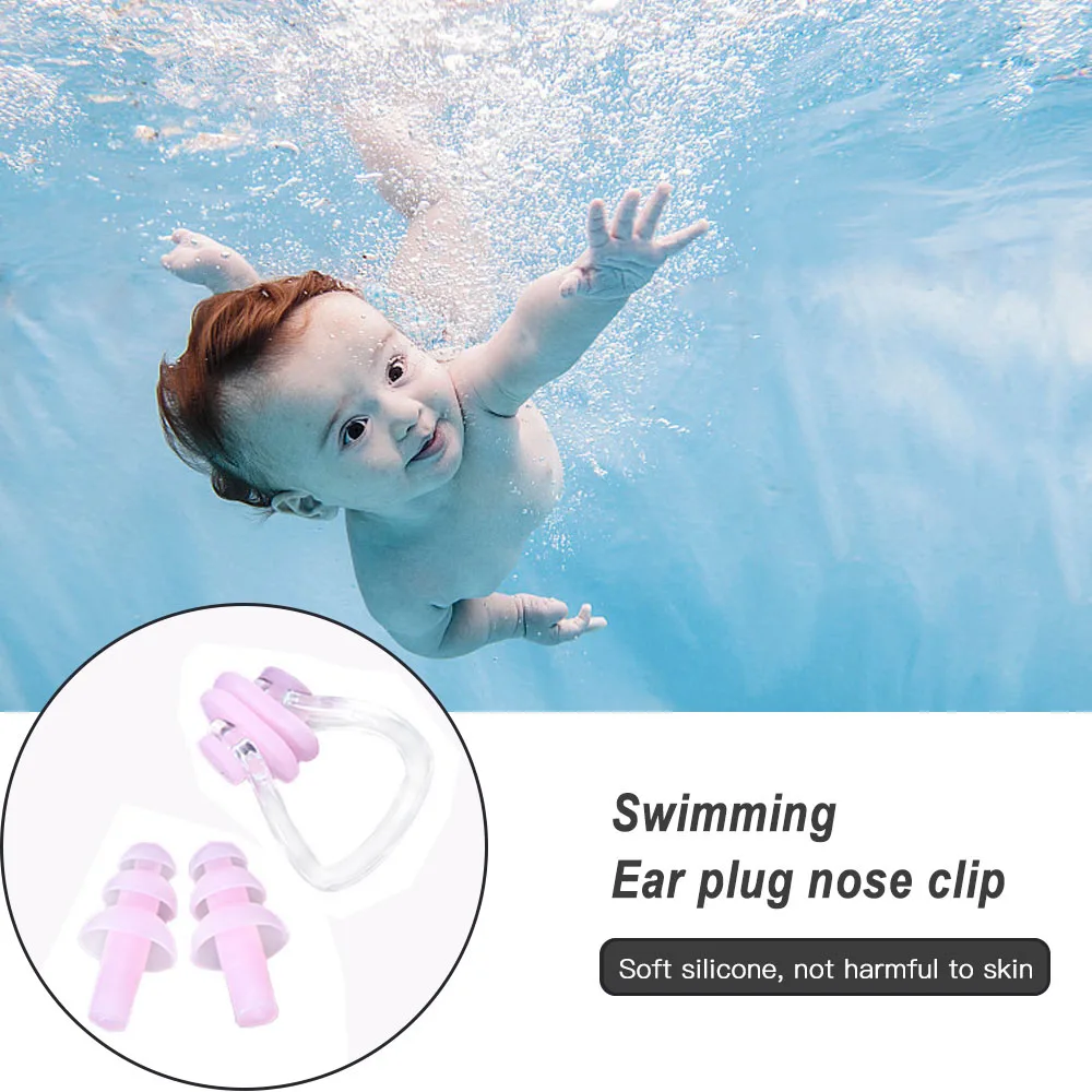 

Swimming Nose Clip Surfing Nose Plug Protector Reusable Soft Comfortable Diving Surfing Swim Nose Clips for Kids Adults