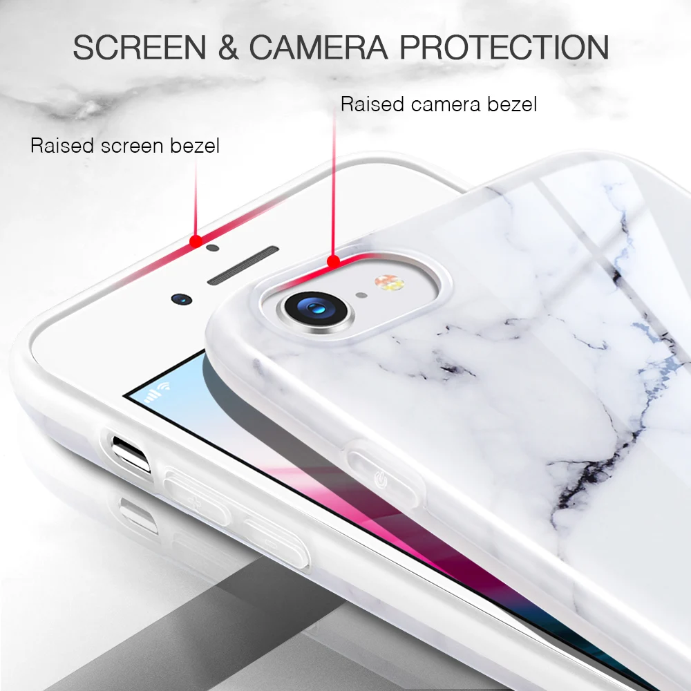 Чехол ESR для iPhone SE 2020 X XS XR Max 11 Pro 8 7 чехол с мраморным рисунком 2-го поколения