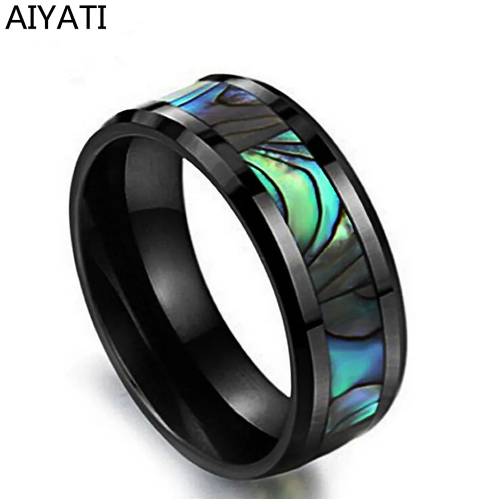 

New Arrival Ceramic Black Shell Ring High Qulity Engagement Jewelry Accessoires Wholesale Kolczyki Stal Chirurgiczna