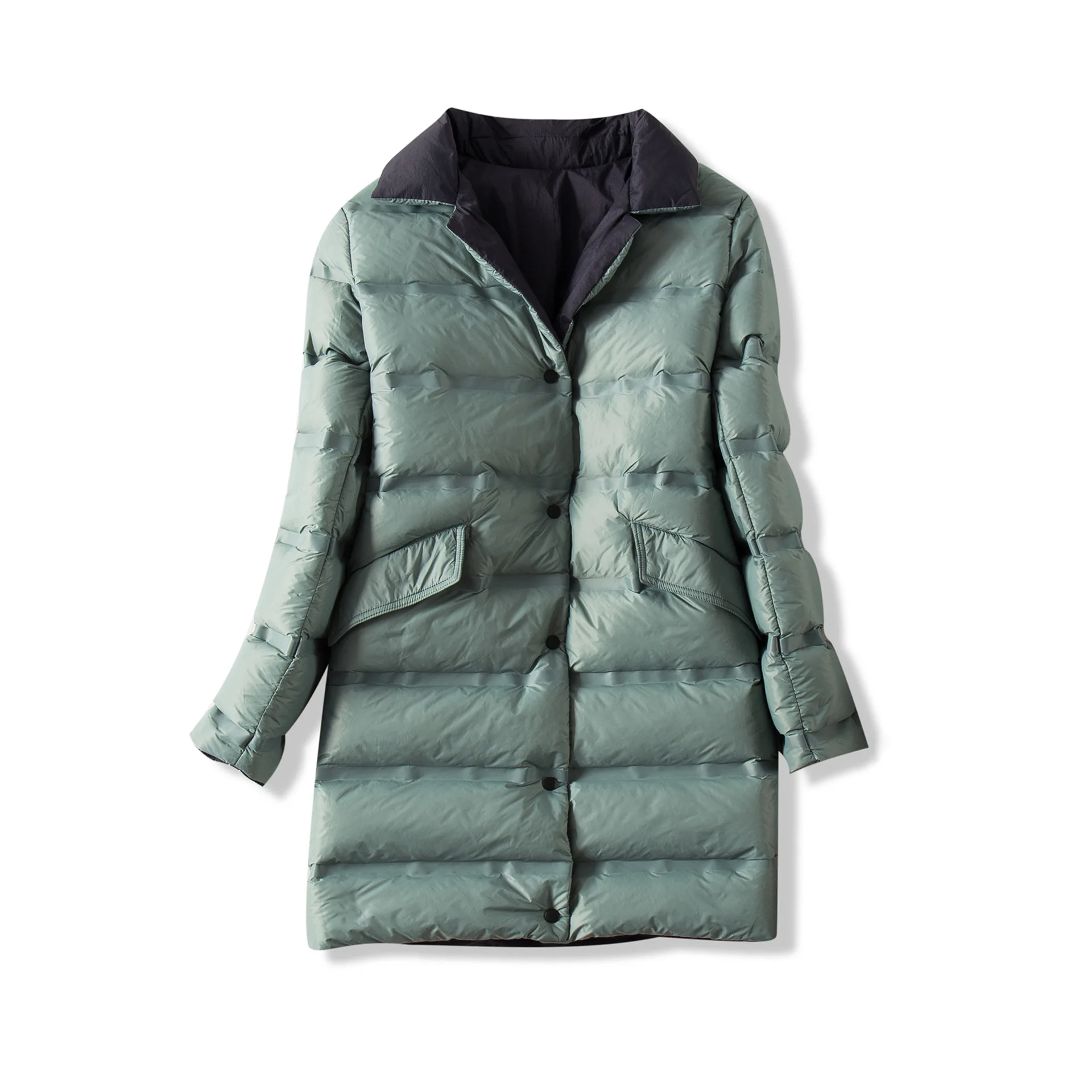 

2020 Long Winter Jacket Fashion New Women Down Jacket Simple Design Hooded Coats Warm Thicken Short Casual Down Parka