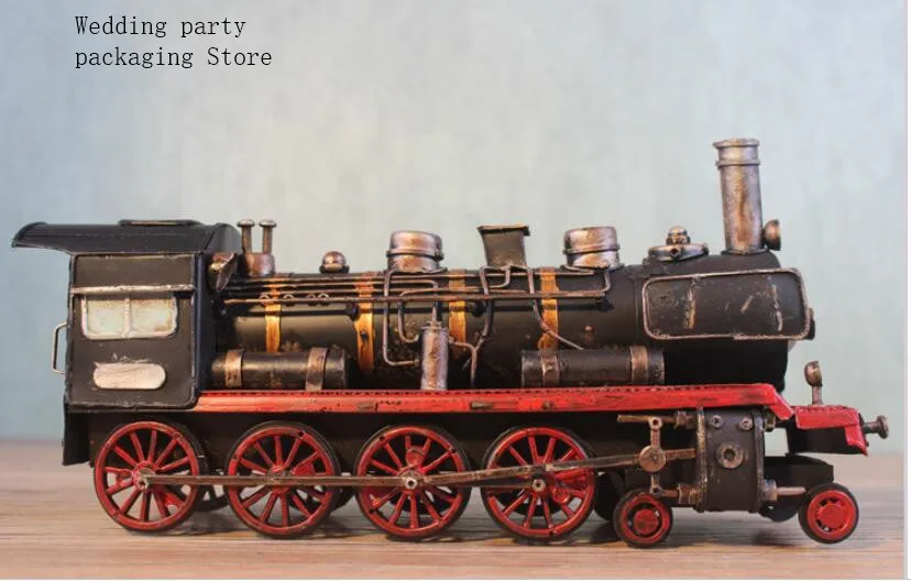 1 шт. паровой Ретро креативный орнамент ручная работа Железный локомотив