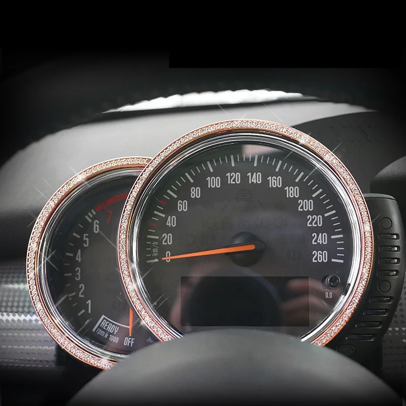 Bling автомобильный приборной панели измеритель дисплей рамка Крышка отделка
