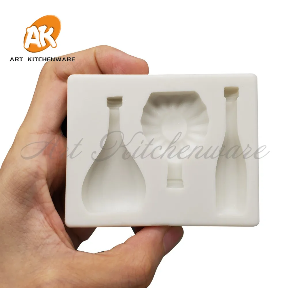 

Bottles Silicone Mold DIY Soap Fondant Molds Cake Decorating Tool Sugarcraft Cake Molds Baking Accessories