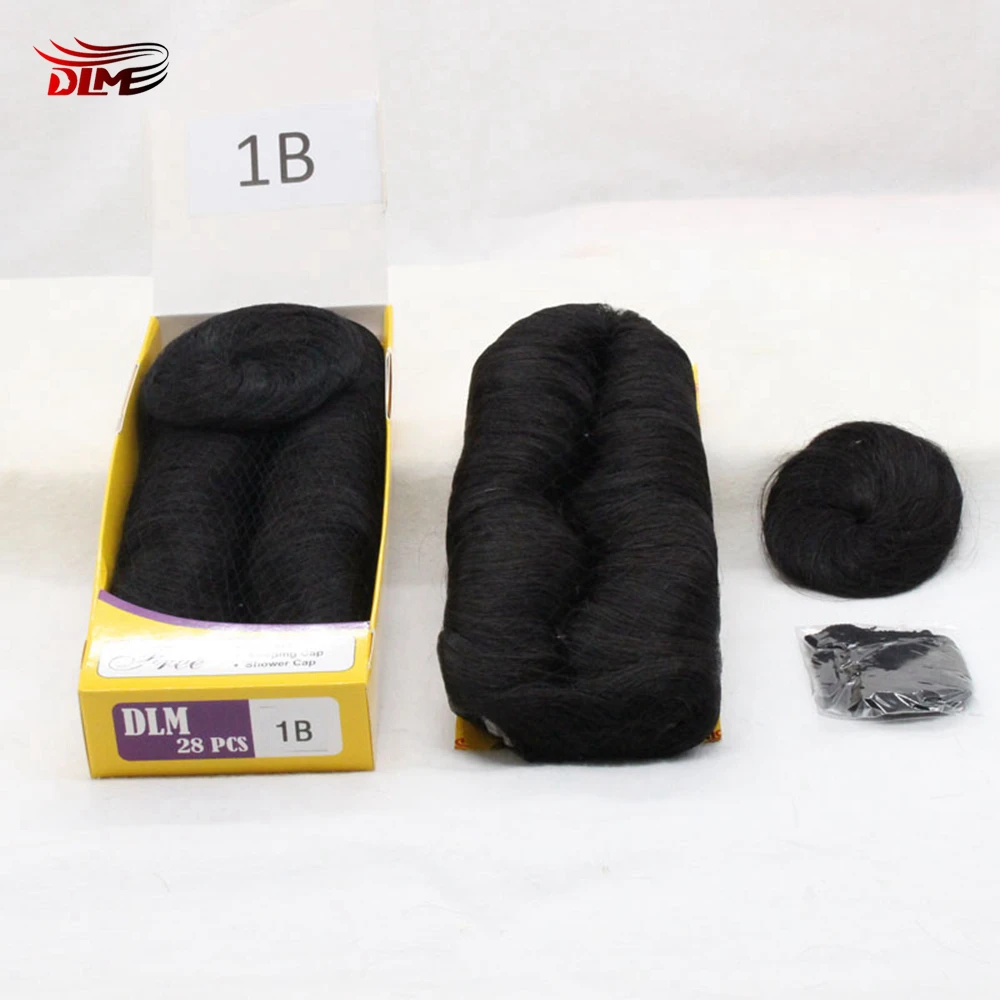 

27 Pieces Bump Weave Human Hair With Closure Short Peerless Virgin Peruvian Multi-Layered Single Weft Natural Wig