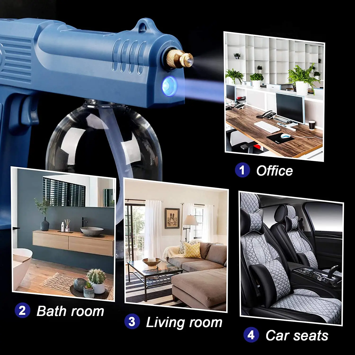 Портативный Беспроводной нано-распылитель домашний паровой аппарат для