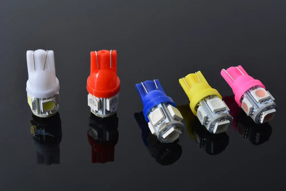 10 шт. T10 5 светодиодный w5w для Mazda 6 t10 5050 габаритные огни 5SMD лампы 194 W5W света клина mazda