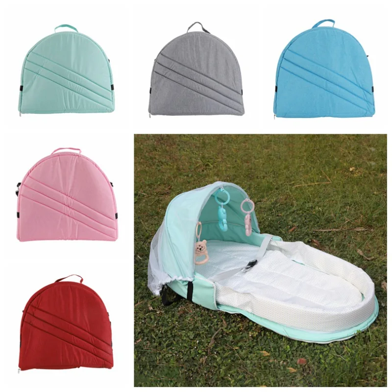 

Multifunctional Portable Diaper Bag Folding Baby Travel Large Backpack Baby Bed Diaper Changing Table Pads For Outdoor Sleeping
