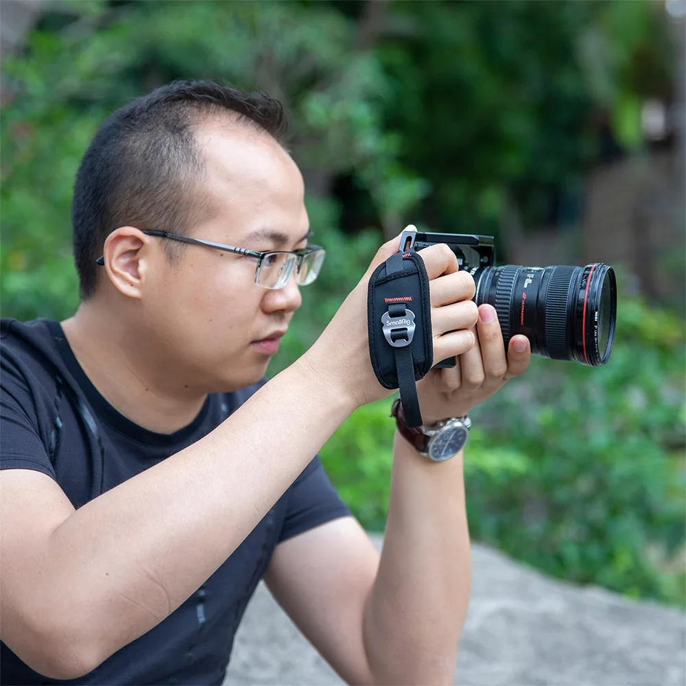 SmallRig универсальный ручной ремешок для камеры боковой захват с ремешком слот