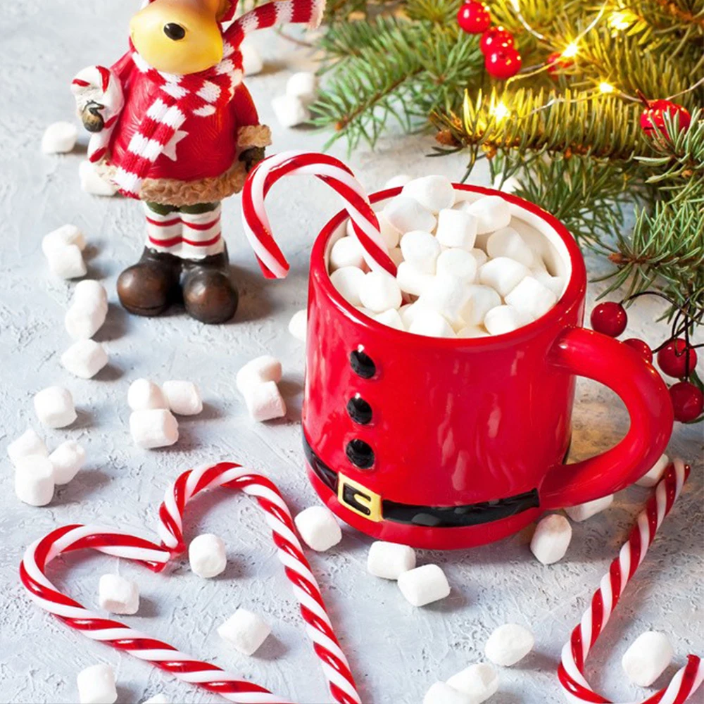 6/10 шт. Рождественский Декор пластиковые конфеты Рождественские красочные