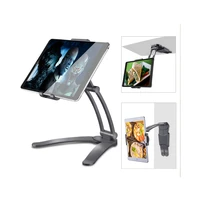 kitchen tablet stand wall office tablet stand suitable for 5 10 5 inch wide tablet metal stand smartphone stand