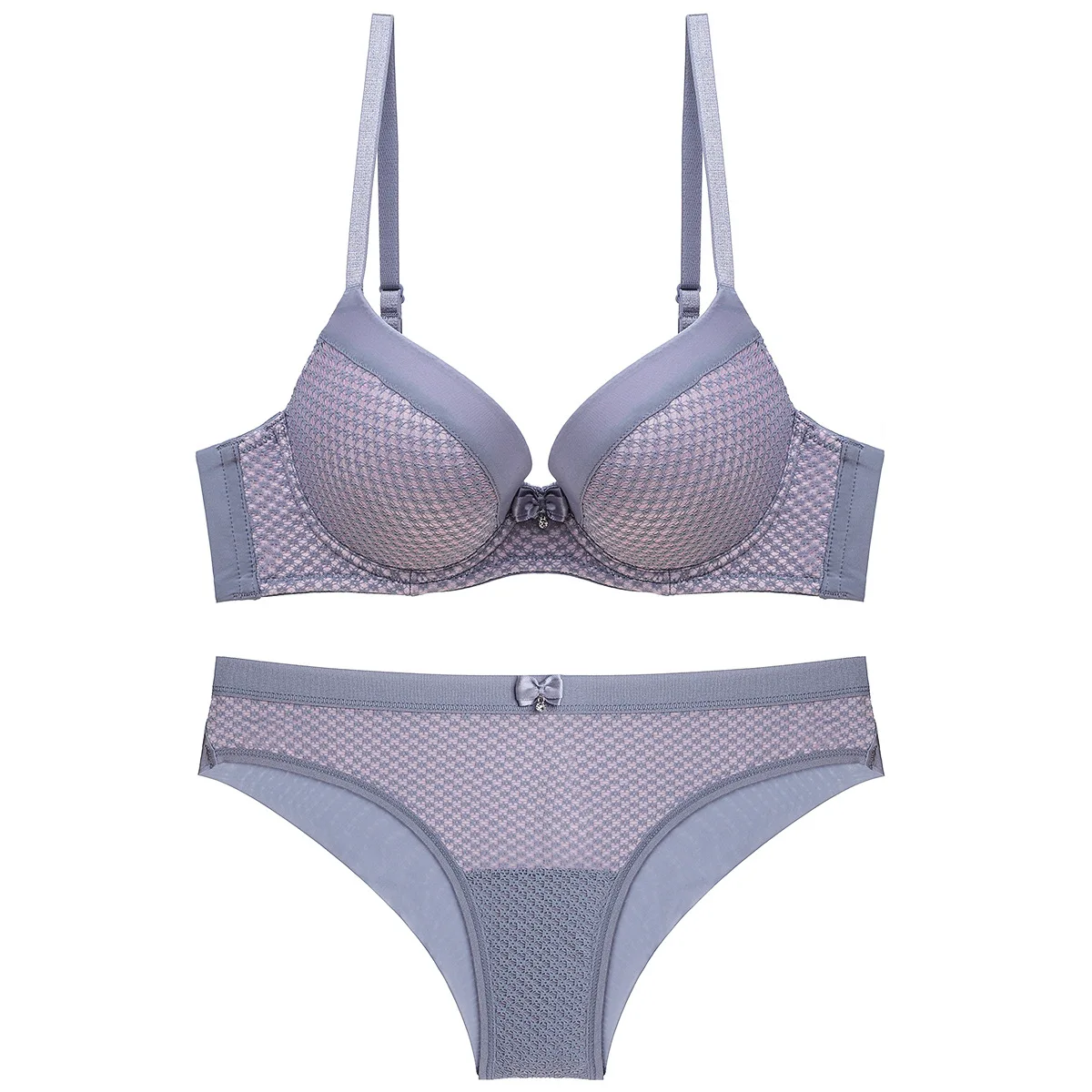 

9004 High-End Hot Models European And American Girls Push Up Lace Lingerie Bra Lace Lingerie Sexy Nightwear Lingerie Femme