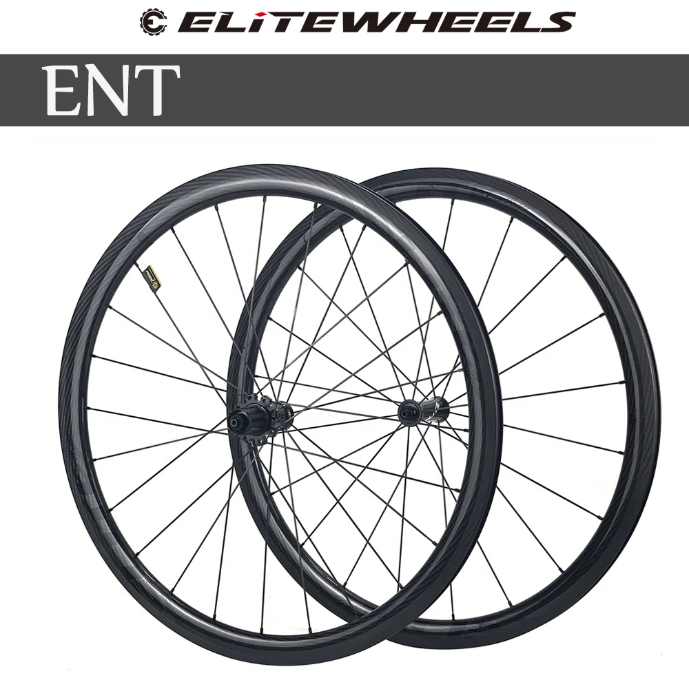 ELITEWHEELS ENT 700c Дорожные Углеродные колеса V тормоза 20 24 Отверстия глянцевая матовая