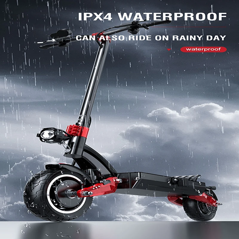 Janobike электрический скутер 75 км/ч двухмоторный E Scooter двойной гидравлический