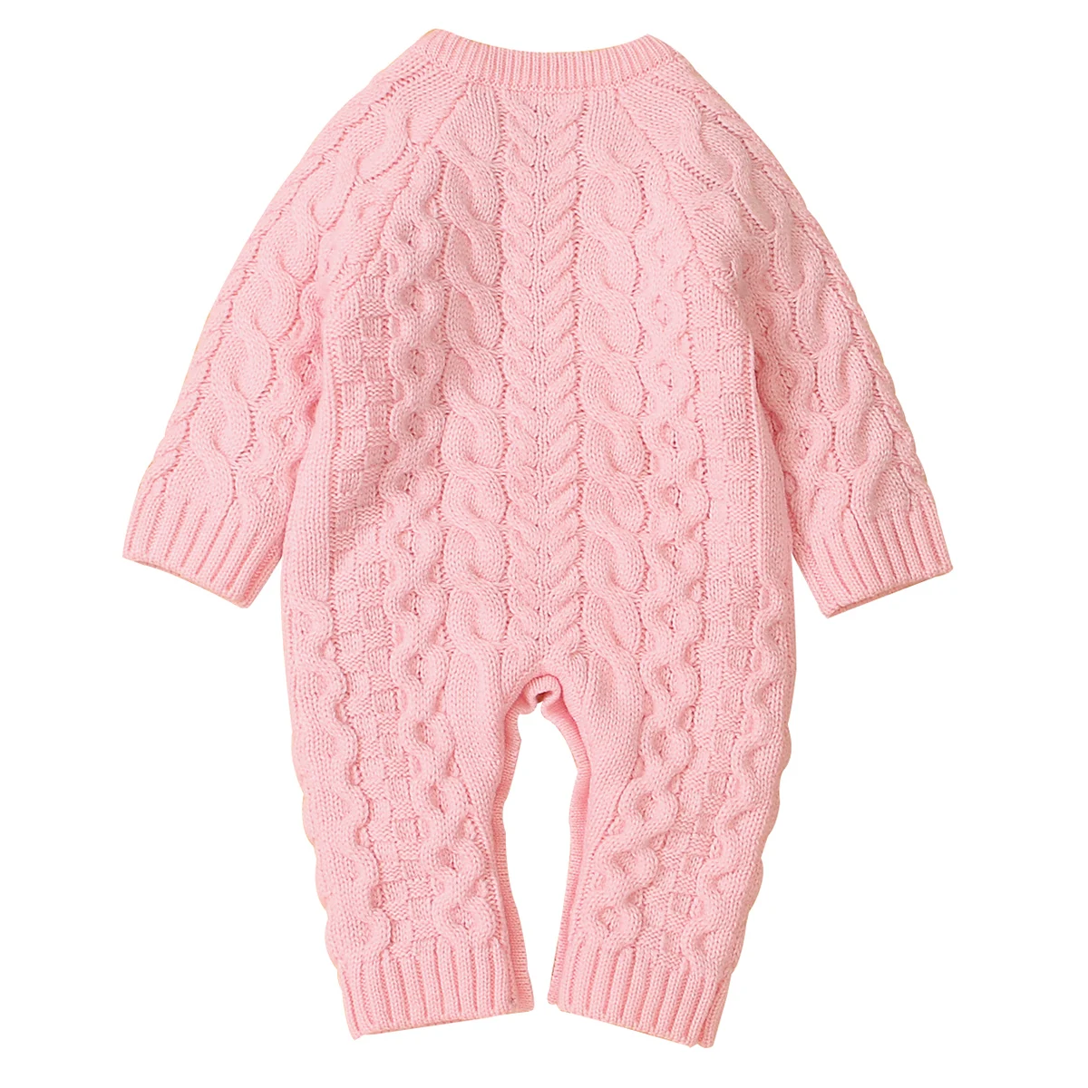Для маленьких девочек Комбинезон вязаный для новорожденных одежда женщин