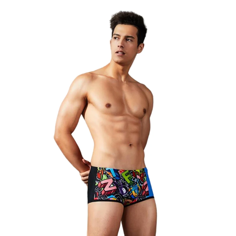 Купальник мужской нейлоновый Быстросохнущий пикантные спортивные плавки