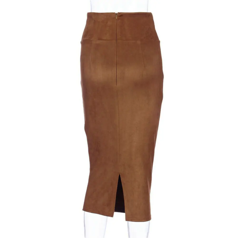 Женская пикантная уличная одежда элегантная бандажная юбка-карандаш средней