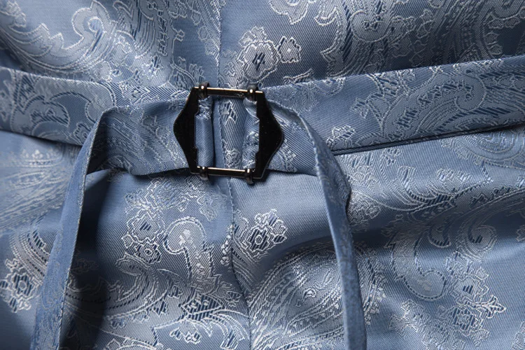 

Men's Solid Color Vest Back Pattern Men's Casual U-Neck Double Breasted Vest Suit Vest Wedding Vest MJ137