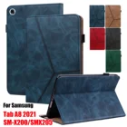 Чехол для планшета Samsung Galaxy Tab A8 2021, флип-чехол для телефона 10,5 дюйма, Кожаная подставка, защитный мягкий чехол из ТПУ с держателем для карт